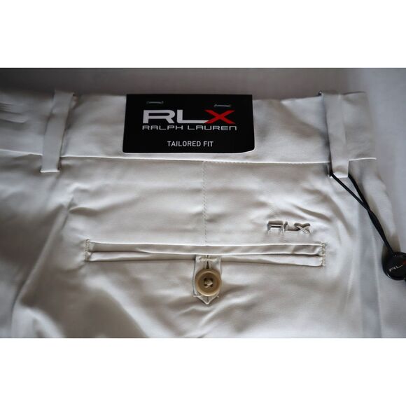 RLX Ralph Lauren Men's Sz 34 Beige Tailored Fit Performance Golf Shorts - Picture 9 of 14